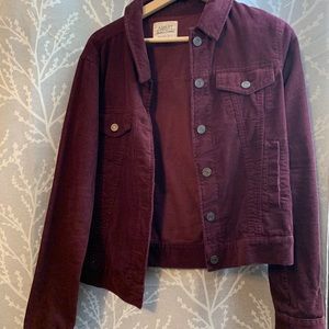 Maroon Corduroy Jacket